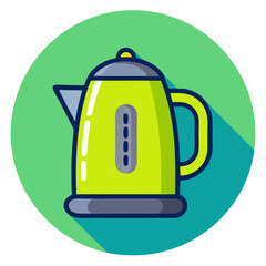 Obraz premium electric kettle icon design