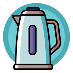 electric kettle icon design