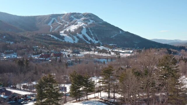 Hunter Mountain Ski Catskill Mountains Winter New York State