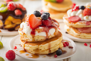Fluffy hotcakes