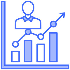 Fototapeta premium Self Growth Icon