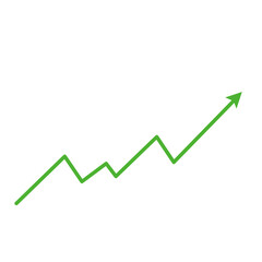 Market volatility icon  lines trend graph chart data analysis