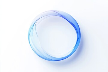Abstract blue circular wave design.