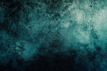 Obraz premium Dark teal grunge texture background.