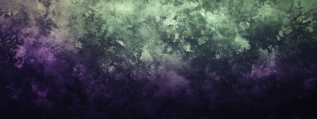 Obraz premium Abstract purple and green textured background.