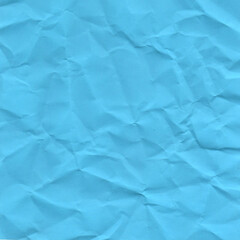blue crumpled paper background