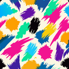 seamless pattern with splashes