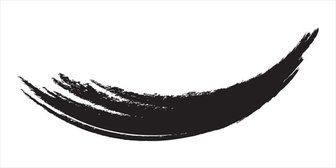 Brush strokes templates, vector grunge paintbrush