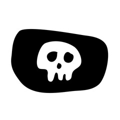 Pirate eye patch or blindfold ophthalmology injury mask