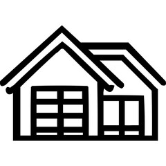 House icon design. Real estate icon.