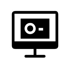 monitor screen icon design