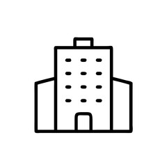 office building icon design
