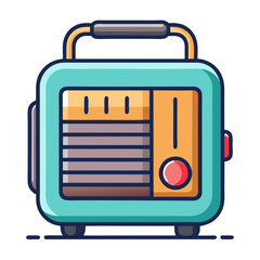portable heater icon design
