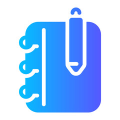 notebook Gradient icon