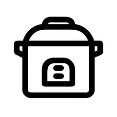 Obraz premium rice cooker icon design