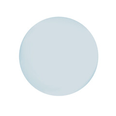 blue round button
