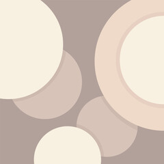 brown circle stack background vector element