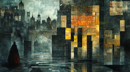 Below, content blocks follow a grid layout with left-aligned headings and body text. 