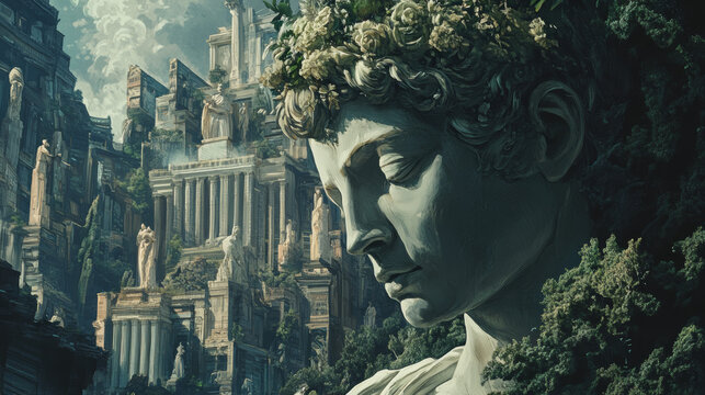 Below, content blocks follow a grid layout with left-aligned headings and body text. 