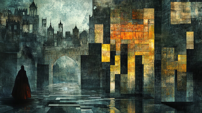 Below, content blocks follow a grid layout with left-aligned headings and body text. 