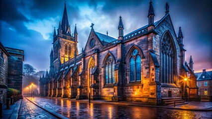 St Cuthbert's Church Edinburgh, Scotland - Atmospheric Night Photography