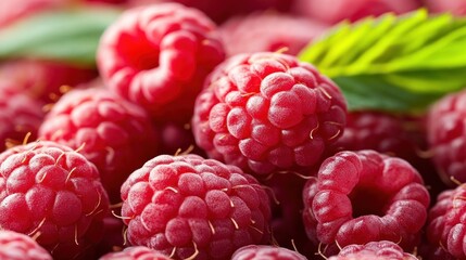 Fresh Red Raspberries Background Sweet Fruit Arrangement Images. High-Resolution Red Raspberries Background Pictures for food blogging backgrounds