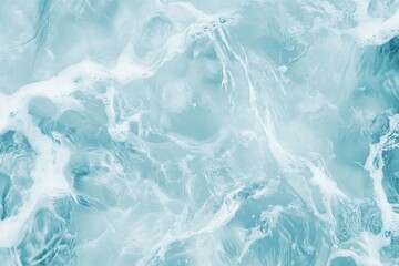 Obraz premium Abstract ocean water texture with foam and waves.