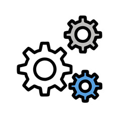 setting gears icon design