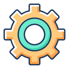 setting gears icon design