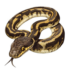 Obraz premium close up of a snake, snake on transparent