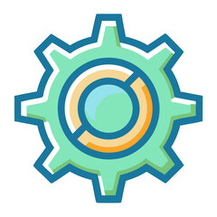 setting gears icon design