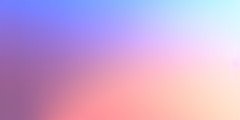 Color gradient background, abstract pastel rainbow. Light pink blue peach purple color gradation, pink noise texture blur perfect for dynamic and creative backgrounds