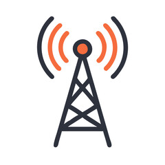 signal tower icon design