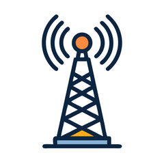 signal tower icon design