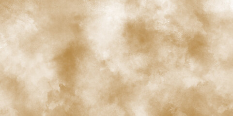 Old brown paper parchment banner with distressed vintage grunge texture, Abstract Background Texture Pattern with brown color, Heavily Mixed Wall Art paper texture, rustic dark wood with stains.