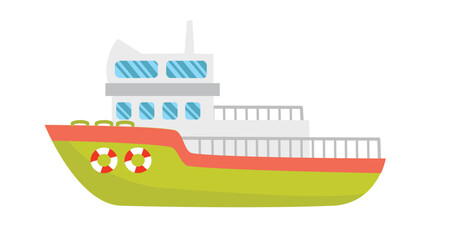 Obraz premium Ship illustration. Sailboat. Fishing boat. Boat. Vessel. Warship. Freighter. Steamship. Liner. Keel. Yacht. 