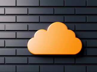 online learning and e-learning. A glowing cloud icon on a digital course dashboard, representing accessibility and flexibility in online learning materials