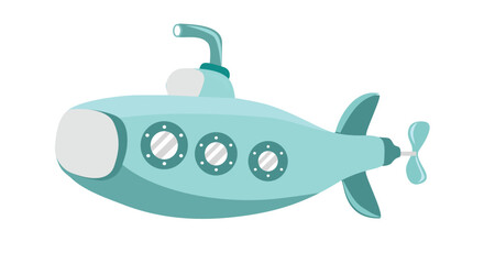 Cute aircraft submarine illustration. Submarine illustration. Aircraft submarine. Submarine illustration. Torpedo. Underseas boat. Submersible. Ship. Warship. U boat.
