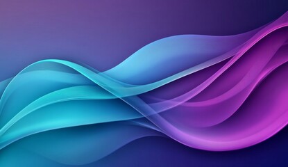 Fototapeta premium A purple and blue wave with a purple and blue background