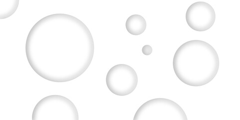 Modern abstract white bubble background with circles. Modern seamless and retro pattern technology and business concept background. Modern design background for report and project presentation .