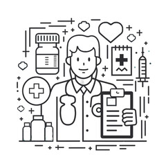 Medical icon medicine icon