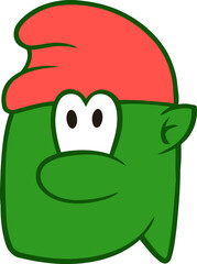 Dwarf Letter Alphabet Vector Element U