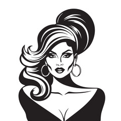 woman's day vector silhouette