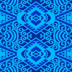 ikat pattern flower damask ethnic boho American ikat texture tribal geometric background mandalas