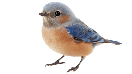 eastern bluebird on transparent 