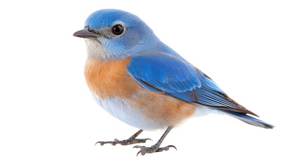 Fototapeta premium a beautiful blue jay on the transparent