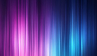Fototapeta premium Abstract vibrant purple and blue vertical light streaks background.