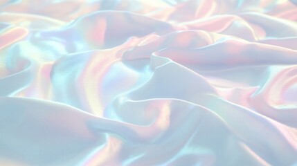 Obraz premium Iridescent pastel fabric texture.