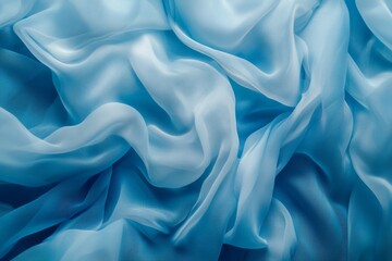 Obraz premium Abstract light blue fabric texture.