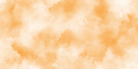 grunge and stained ink and watercolor textures on white paper background, Abstract brown color light ink effect shades gradient watercolor texture, Watercolor abstract wet hand drawn texture.